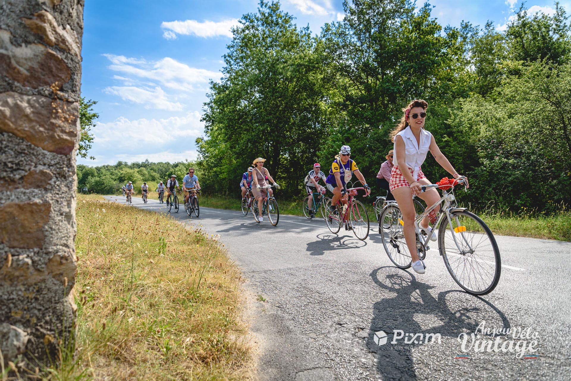La Rando Vélo Rétro at Saumur, France - From 30th june to 2nd july